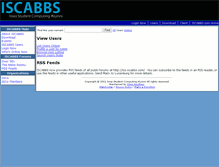 Tablet Screenshot of iscabbs.com